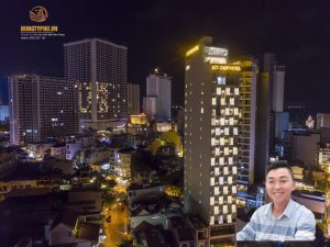 Toàn cảnh khách sạn Apus Nha Trang từ trên cao